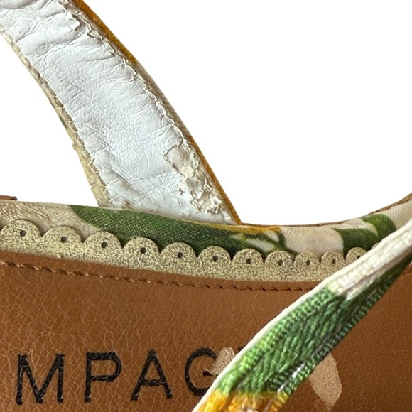 Rampage Y2K Crissy Lemon Wedge Platform Sandals 8.5M Yellow White Casual Party - Picture 13 of 14